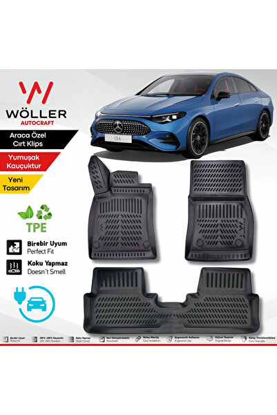 wöller Yeni Mercedes Cla Paspas 2026 Sonrası Uyumlu Elektrikli 3d Havuzlu Paspas