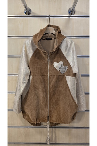 Park Moda Velvet Jacket with Hood