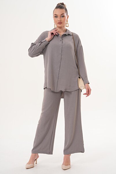 ŞİMAL Women's Ayrobin Suit with Trousers and Tunic 260185 -