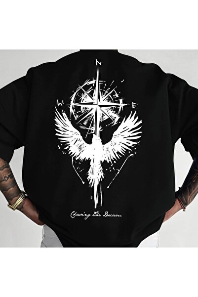 ZEMLİYA Υπερμεγέθη μπλουζάκι με γραφικό σχέδιο – Casual streetwear με άνετη ε...