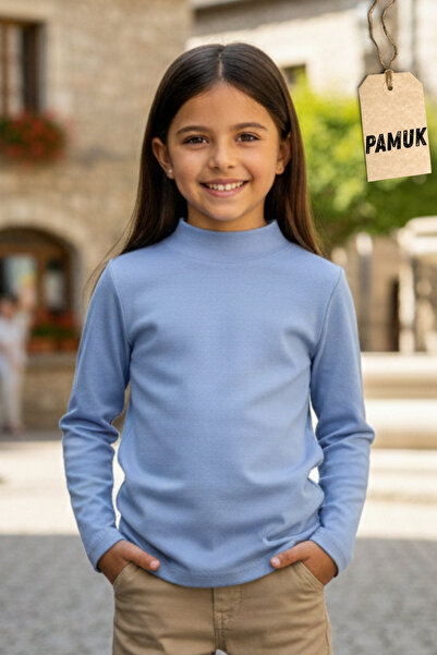 Dolce Destino Half Fisherman Bodysuit – Unisex Cotton Blue Half-Throat Badi