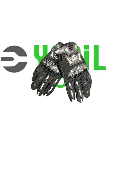 Scoyco Mc20 Carbon Fiber Eldiven Siyah