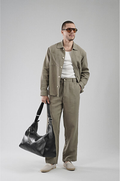 Butik Trend Biz Regular Fit Men's Shirt and Pants Set