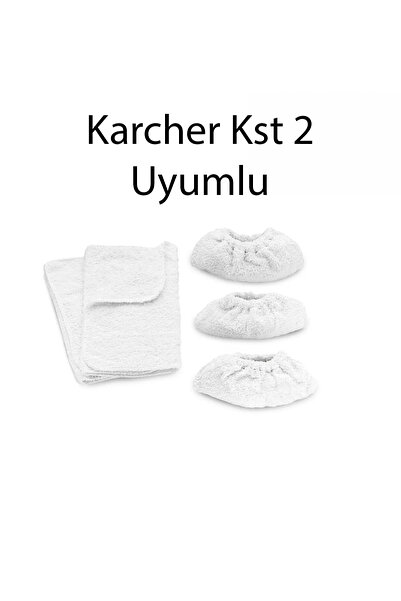 Kleen Karcher Kst 2 Buharlı Temizlik Makinesi Uyumlu Yedek Bez Seti
