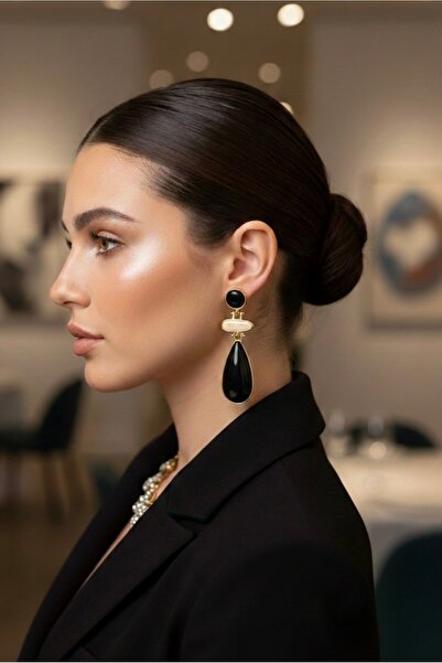 VNS Accessories Brand Model Long Bone Earrings (7 cm)