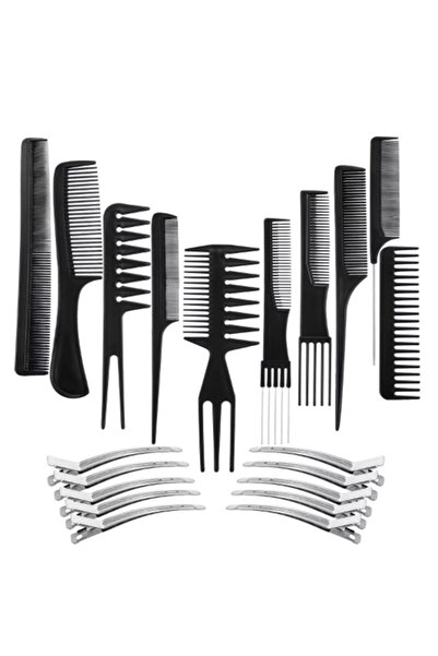 gaman 10 Piece Anti-Static Comb Set - Crepe, Separating and Highlighting Comb...