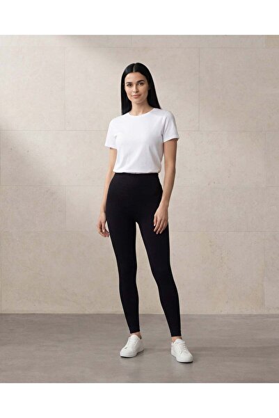 REDTAG Women Black Active Leggings