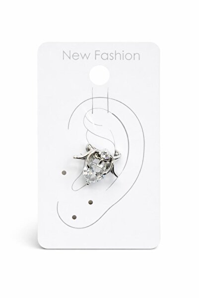 Vipfoni Large Zircon Stone Studded Cartilage Steel Earrings