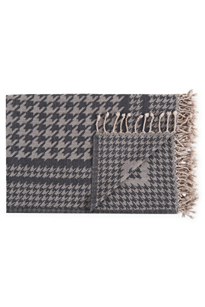 DECOMEX Blanket LUXURY WOOL 6 130x170cm beige, gray