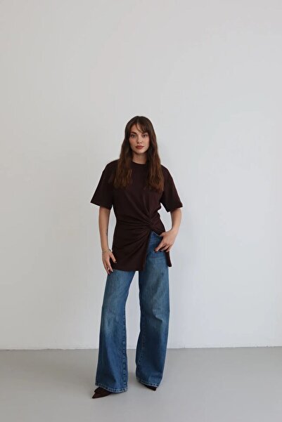 ALVOR New Season Gathered Cotton T-Shirt