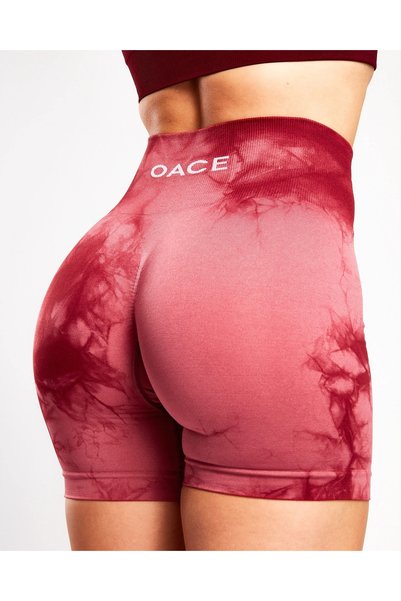 baim x Scrunch Seamless Toparlayıcı Batik Büzgülü Kısa Tayt