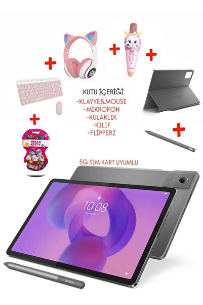 LENOVO 5G Sim Kart Uyumlu Idea Tab 2.4Ghz 8Gb 128Gb 11inch 2.5K LTE -Android ...