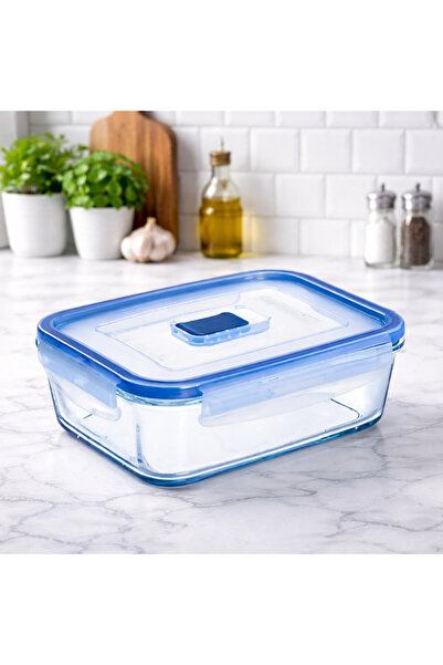Luminarc Rectangular Glass Storage Container 820 ml Pure Box Active 1 Piece B...