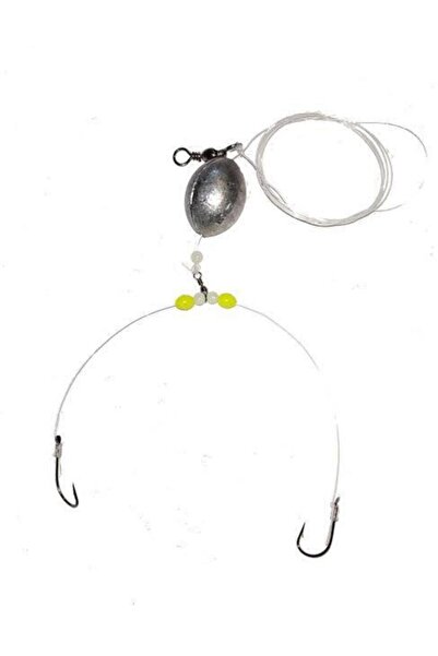 esca fishing VMC İĞNE Yılan Dili Hazır Dip Olta Takımı 70 Gr GEZER Kurşunlu F...