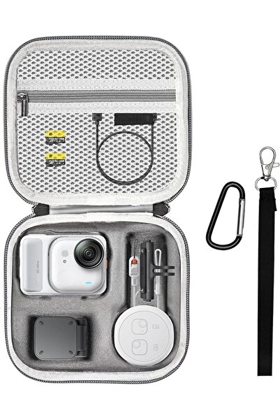 The Bros حقيبة حمل لملحقات كاميرا إنستا 360 جو ألترا، حافظة تخزين واقية، غطاء...