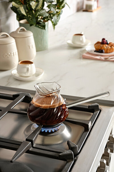 Karaca Lunara Cam Cezve 400 ml