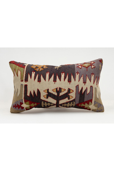 Kilim Whole Sale Vintage Throw Pillow Cover Made from Handmade Rug, Wool, 30X...