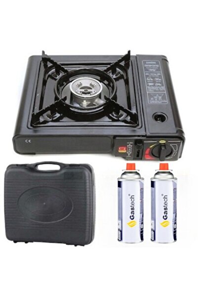 COBI SMART® Aragaz portabil de camping cu husă și 2 cartușe de gaz butan