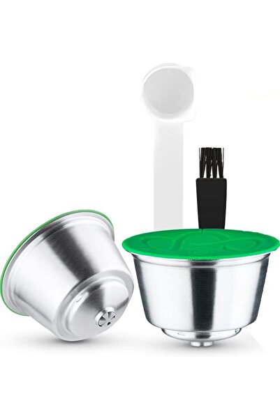 Dotail Комплект от 2 капсули за многократна употреба за кафе RECAFIMIL, съвме...