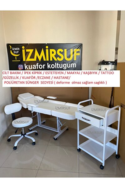 kuaforkoltugum SEDYE SETİ BEYAZ