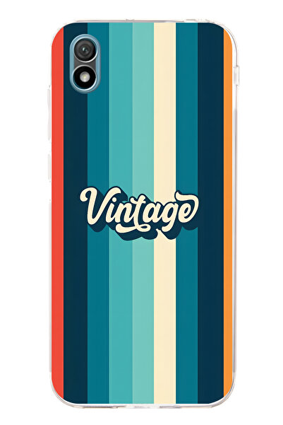 FLAMENKO حافظة هاتف شفافة بنمط عتيق متوافقة مع هاتف هواوي Y5 2019