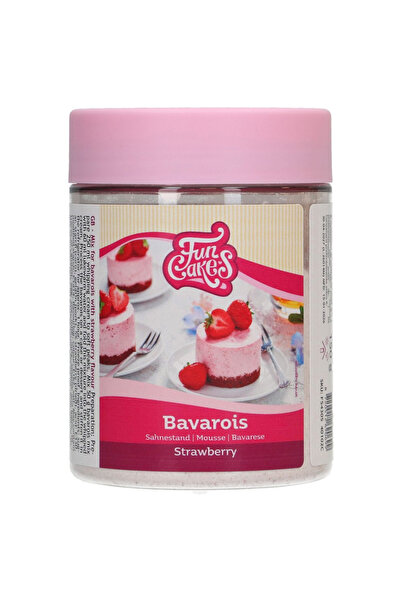 Fun Cakes Bavarian mix with strawberries, Funcakes, 150 g