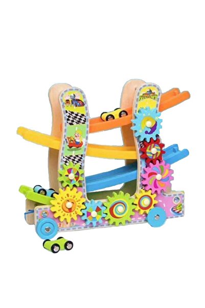 decotoys Rampa auto lemn