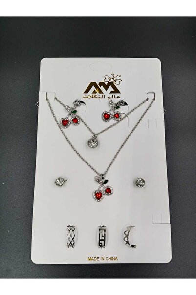 Gifts World اطقم اكسسوارات نسائي مكون من ٨ قطع متعددة الشكل واللون مميزة بسعر...