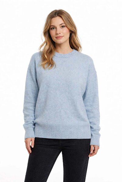 ModaPlaza Women's Crew Neck Sweater 7035