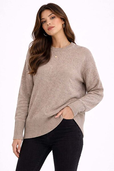 ModaPlaza Women's Crew Neck Sweater 7035