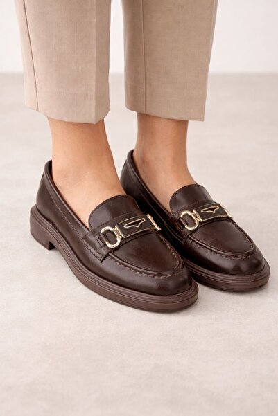 defile ayakkabi Women's Brown Loafer
