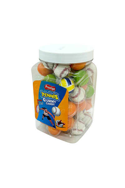 Prestige Tennis Ball Shaped Jelly Beans, 50 pieces