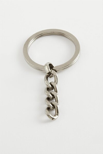 ZERO LAND 1684301780 Thick Metal Keychain (160143) Horse-Silver Color