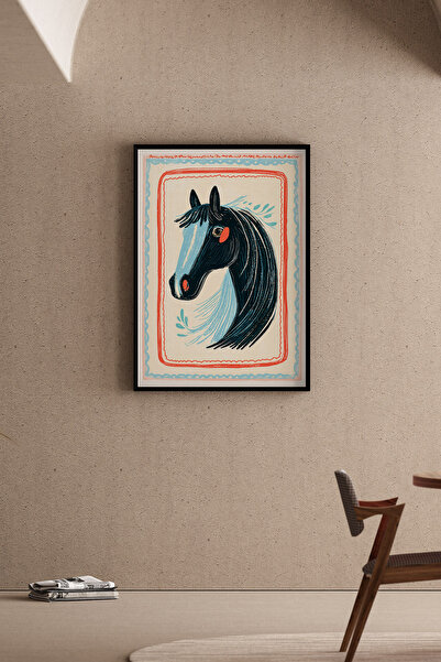 Artiera Αφηρημένη ψηφιακή εικόνα ζώγκλας, καλλιτεχνικό μοντέρνο παιδικό δωμάτ...