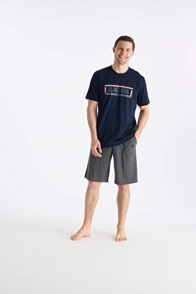 U.S. Polo Assn. New season men's navy blue shorts set