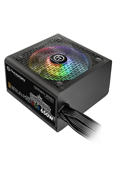 Dotail Thermaltake Berlin Pro RGB PC power supply, 650W, RGB lighting, quiet ...