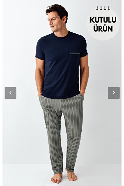 Arnetta Men'S, 100% Cotton, (Socks as a Gift), Pajama Set