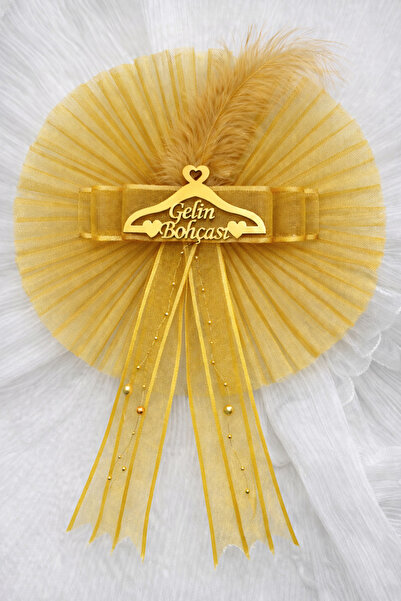 ZEYMERADE Gold Bridal Trunk Ornament, 5 Pieces of Plexiglass, Bridal Dowry We...