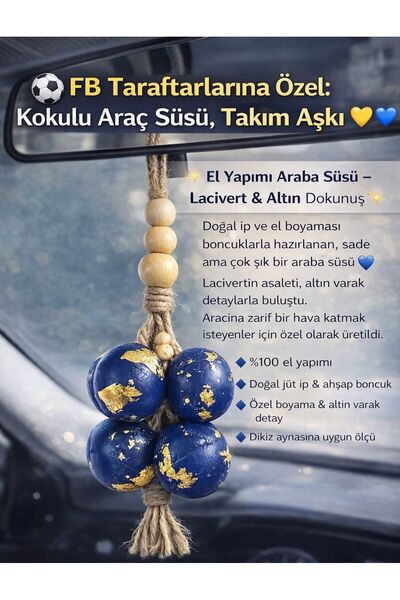 Hisar Center Taraftar Fenerbahçe El yapımı sabun araç kokusu