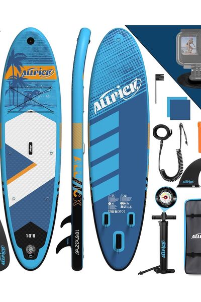 Dotail Комплект надуваеми SUP дъски ALLPICK Premium, 320 x 81 см, универсално...