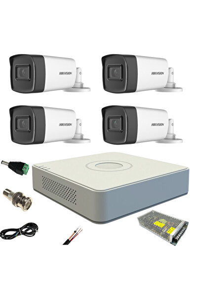 Hikvision Kit complet supraveghere video 4 camere Full HD IR 40m HD 1TB