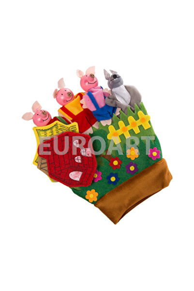 decotoys Marioneta colorata - manusa animale