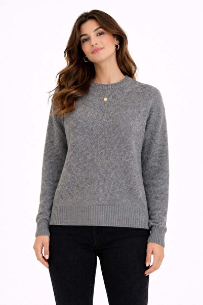 ModaPlaza Women's Crew Neck Sweater 7035