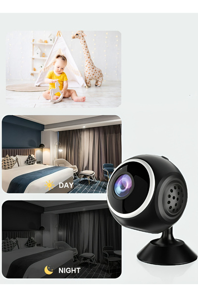 Yallabena X11 Mini HD Wireless Camera - 1080p Sports Action Cam & Baby/Pet Mo...