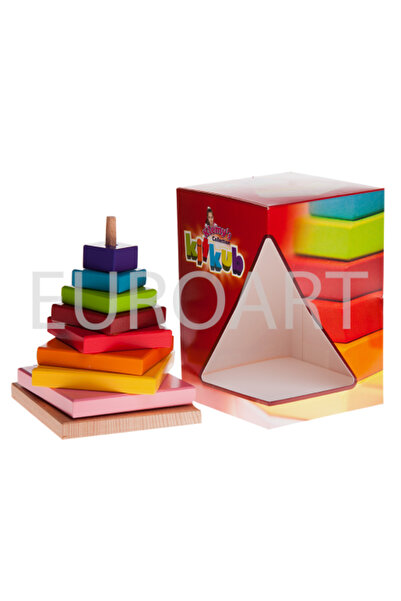 decotoys Joc lemn sortator kid kub