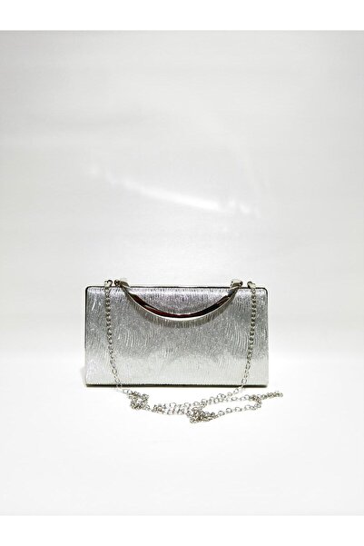 womenacs Silver Color Laser Cut Fabric Women's Evening Dress Clutch Portfolio...