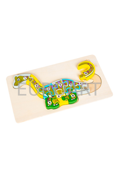decotoys Puzzle lemn dino