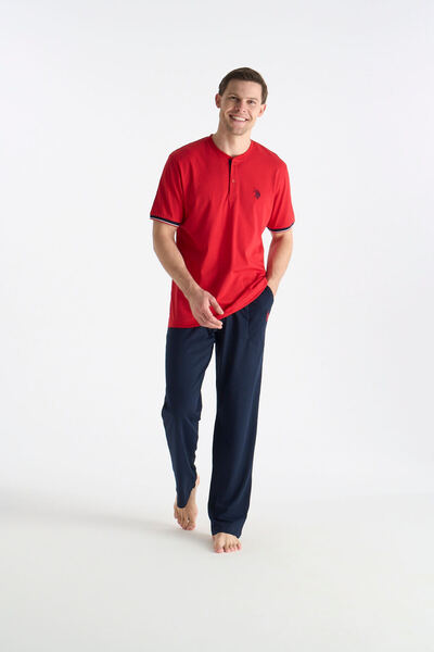 U.S. Polo Assn. 26Y Men's Red Pajama Set