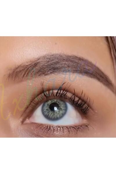 Axhara Newyork Zenith Gray Gri Renkli Göz Kirpik Lens Yıllık