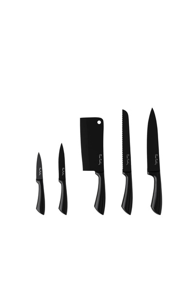 Pierre Cardin Alexa Black 6 Parça standlı Bıçak Seti